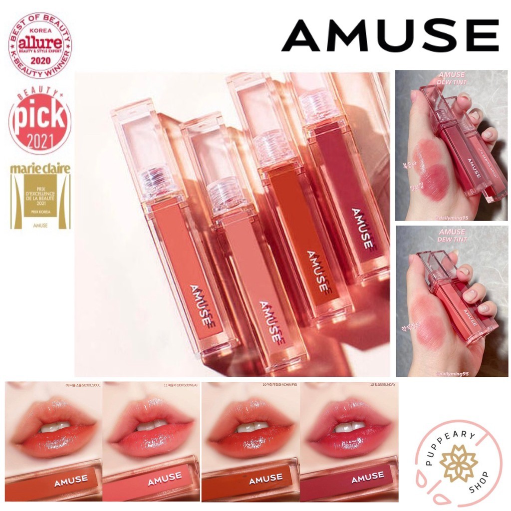 (🌸แท้/พร้อมส่ง🌸) AMUSE NU-DEW COLLECTION-DEW TINT