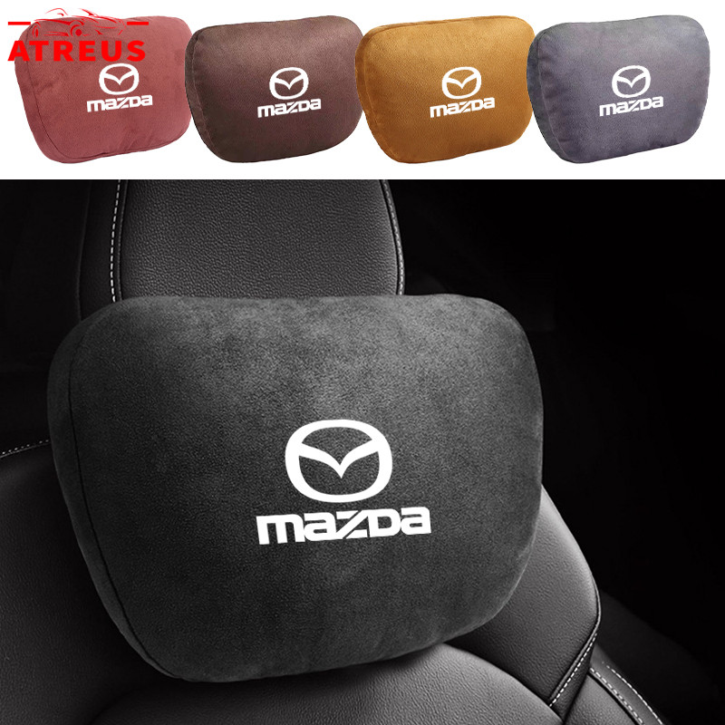 Mazda หมอนรองคอสําหรับรถยนต์ พนักพิงศีรษะรถยนต์ รถที่นั่ง หมอนรองคอในรถ หมอนรองคอคุณภาพสูง คอสนับสนุ