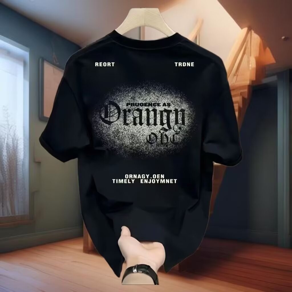 COD 2025P19 Long-staple Pure Cotton 230g D893 (Printed) Black and White S-3XL new23 62ZW