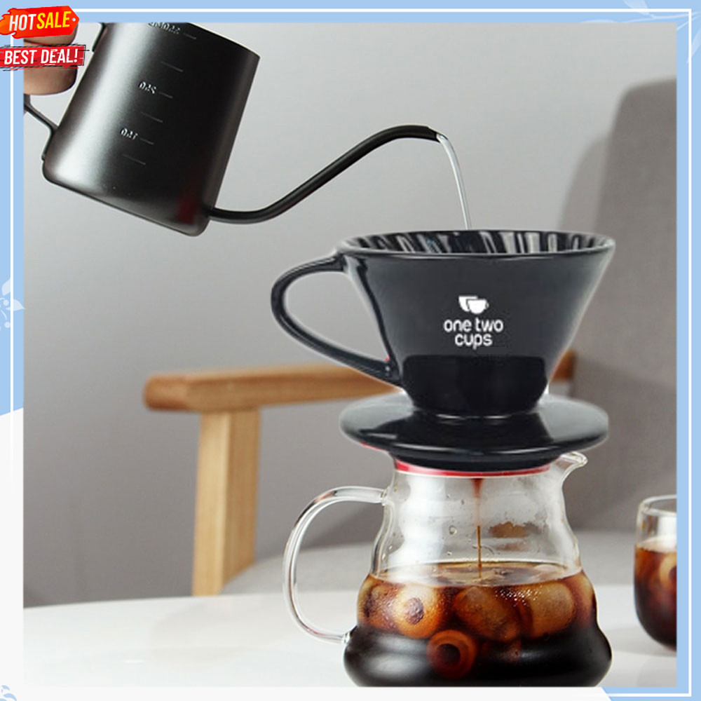 EPS5 V60 Dripper V60 Coffee Dripper กาแฟ Dripper V60 คู่มือ Brew V60 DRIPPER 01 เซรามิค DRIPPER V60 