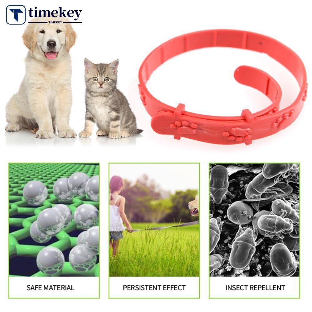 TME ปรับสัตว์เลี้ยงสุนัข Antiparasitic COLLAR สุนัข Anti หมัดและ Tick COLLAR แมวยุง Repellent สัตว์เ