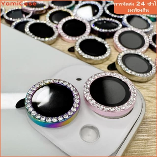💎✨️diamond lens film for iPhone17air 17promax ฟิล์มเลนส์กล้องขอบเพชรสำหรับ11 12 13 14 15 16 PRO MAX 11 12MINI 15 16 PLUS