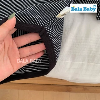 เสื้อยืดแขนยาวเด็ก เสื้อแขนยาวลายทาง ผ้ายืดๆนิ่มๆ สไตล์เกาหลี ใส่ได้ทั้งลูกชายลูกสาวSize80-120cm CX04