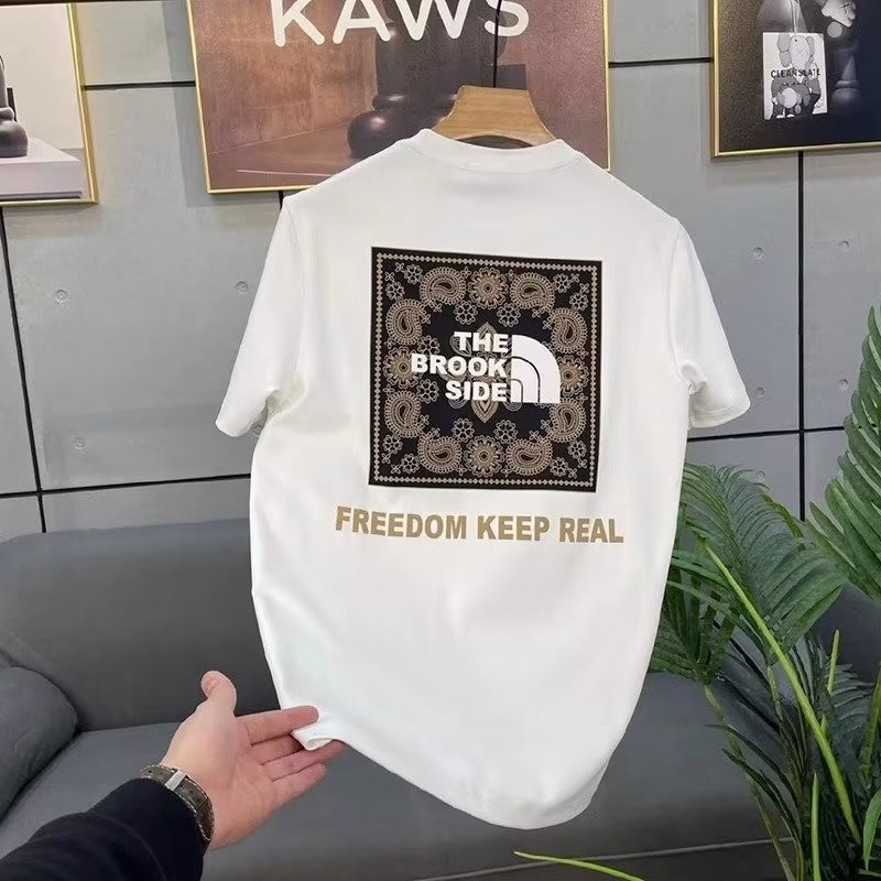 2025 NEW 2025 Personality Fashion Trendy Brand Youth Men's T-Shirt Urban Style Street Style Daily Tr