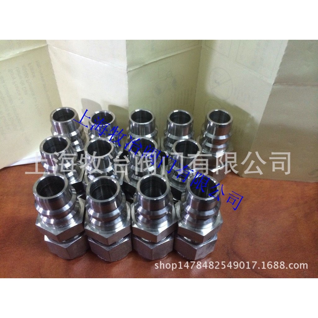 ส่วนประกอบนิวเมติกตัวเชื่อมต่อด่วนของอเมริกา swaeellookSS-QF8-S-810 swagelokSS ส่วนสต็อกพร้อม 50SN