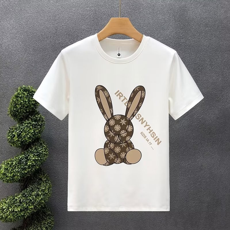 COD 2025 Round Neck Trendy Cartoon Anime T-Shirt Men Summer Short Sleeve New Printed Fashion Trendy 