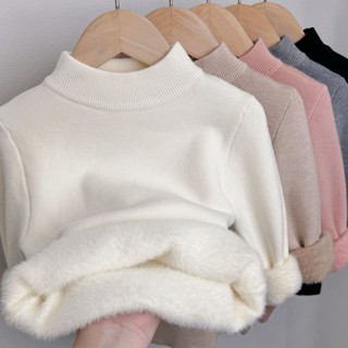 2026 ฤดูใบไม้ร่วงฤดูหนาวรูปแบบใหม่สาวบวกเสื้อกันหนาวขนแกะขนแ…