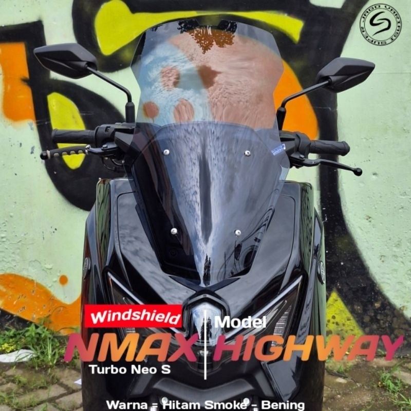 Cod Visor Windshield Nmax Turbo Nmax Neo S 2024 รุ่น Highway Sporty Windshield Nmax Turbo 2024