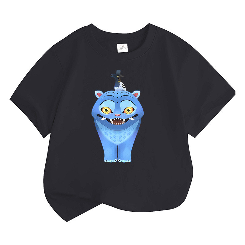 KPop Demon Hunters 2D สไตล์แฟชั่น เสื้อยืดแขนสั้นคอกลม