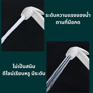 หัวฉีด สายฉีดชำระชุดฉีดชำระสีขาว(ก้านกดขาว) หัวฉีด สายฉีดชำระหัวชำระสายชำระสีขาวชุดสายชำระในห้องน้ำชุดสายฉีดชำระที่ฉีดก้น ผลิตจากพลาสติก ABS ที่ทนทานต่อแรงกดและแรงกระแทก วัสดุสุดทน แข็งแรงทนทานใช้งานได้ดี