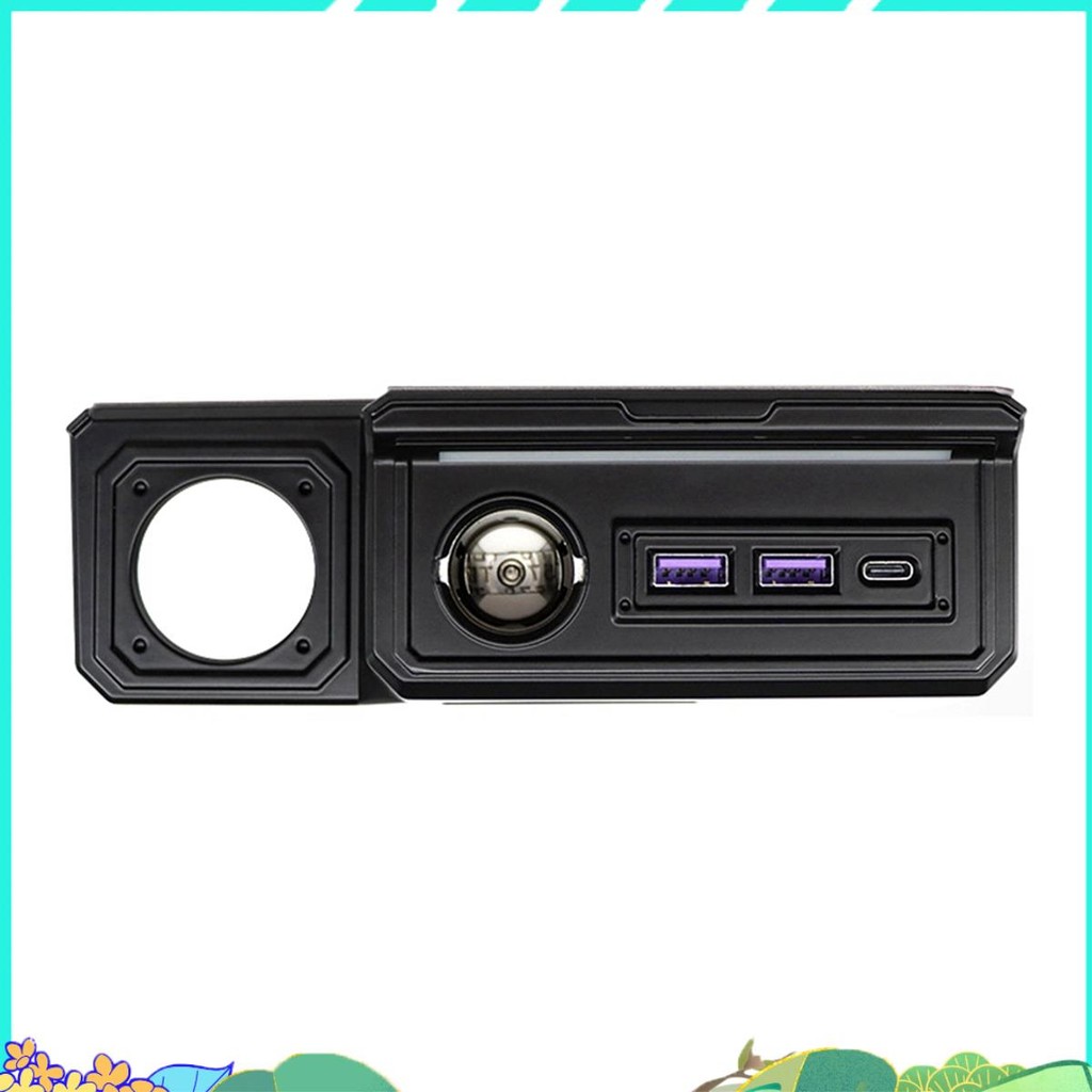 Dual USB Car Charger และ Type-C พอร์ตชาร์จอะแดปเตอร์สําหรับ Jimny JB64 JB74W 2019-2023 LHD