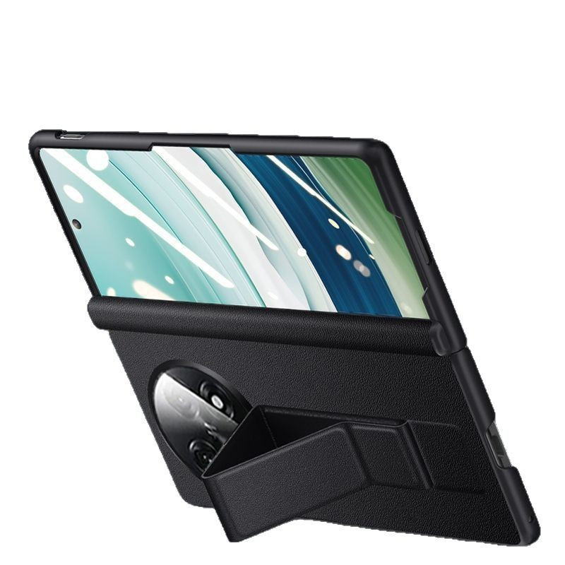 ใหม่สําหรับ OPPO Find N5 เคสโทรศัพท์ FindN5 FindN3 พร้อมเมมเบรน HD สายรัดข้อมือหนังธรรมดาเคสโทรศัพท์ - รูปที่ 4