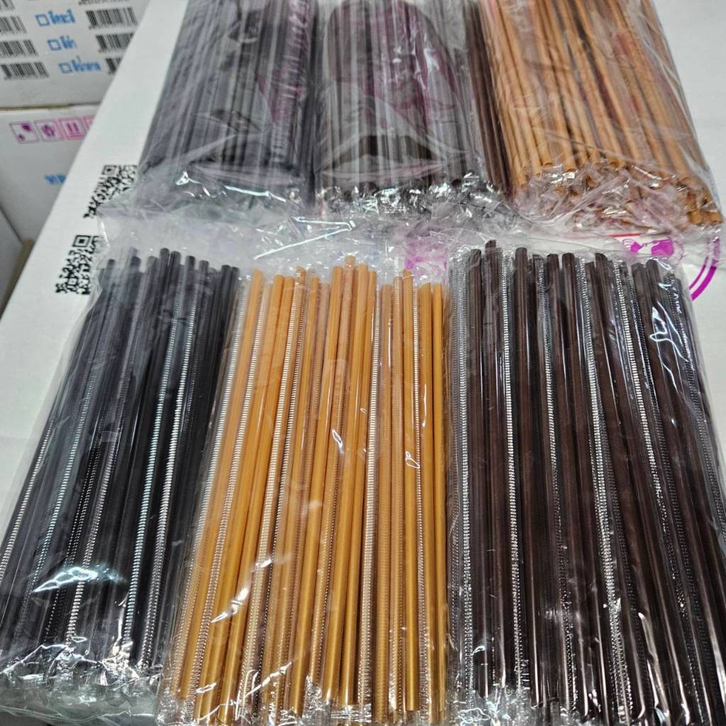 หลอดตรงปลายแหลม พลาสติกห่อฟิล์มใส หนา 6 มิล ยาว 21 ซม. รูปที่ 2