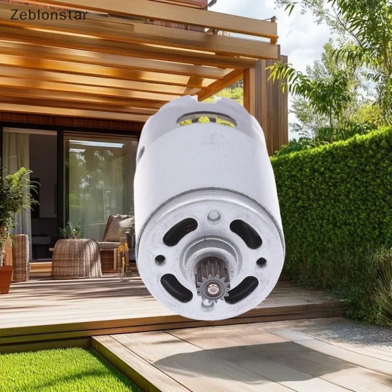 [star] 21V 14 ฟันเกียร์ Micro DC มอเตอร์ RS 550 28000RPM มอเตอร์เลื่อยไฟฟ้าสําหรับเลื่อยลูกโซ่แบบชาร