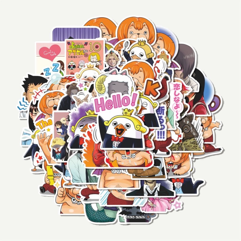 สติ๊กเกอร์แพ็คสติ๊กเกอร์ Yondemasu yo, Azazel-san Anime | สติ๊กเกอร์ TUMBLR | สติ๊กเกอร์แล็ปท็อปสําห