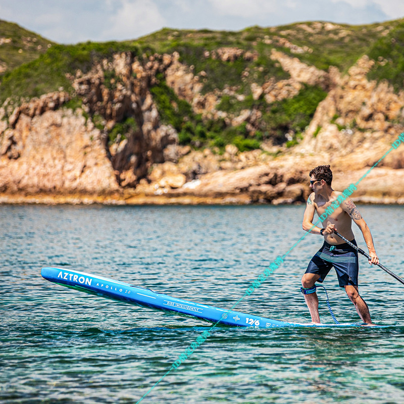 Aztron/Apollo Hard Board SUP พัลลังเดินทางน้ำสำหรับสปอร์ตและเซิร์ฟィ่ง