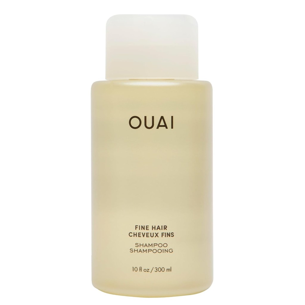 OUAI Fine Shampoo - Volumizing Shampoo with Strengthening Keratin, Biotin & Chia Seed Oil for Fine H