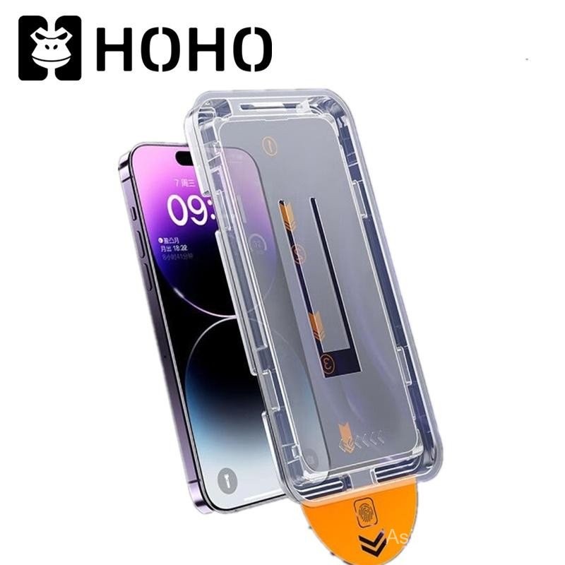 HOHO ฟิล์มกระจกนิรภัยกันรอยขีดข่วนเหมาะสําหรับ iPhone17Air16e11121314151617ProMax1415PlusXXRXSMax ฟิ