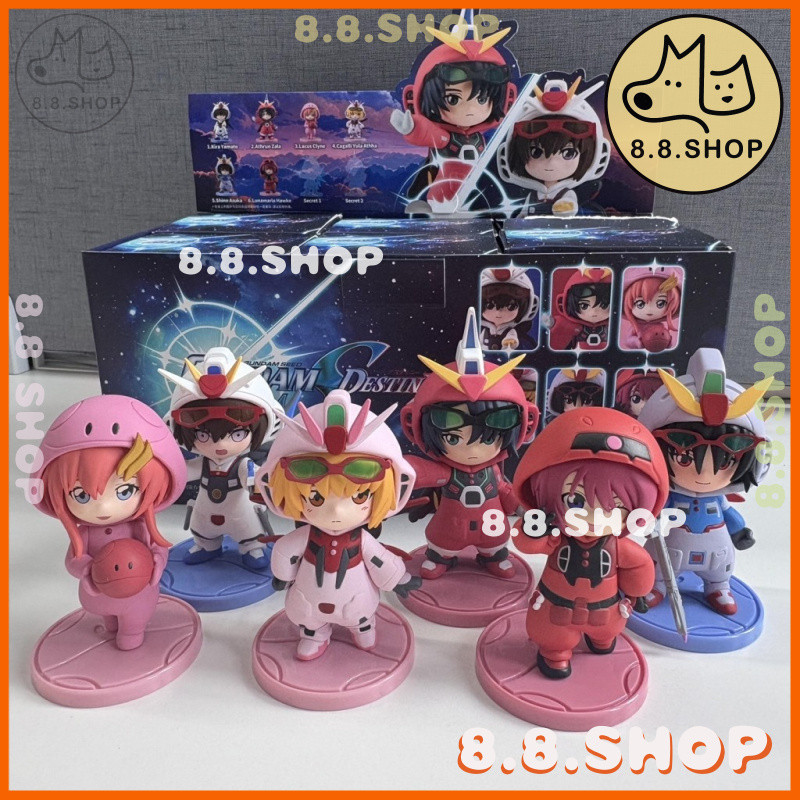 ✨8.8 ร้าน✨Bandai GUNDAM SEED DESTINY ชุดนอนเสื้อผ้าเด็ก GUNDAM Series กล่องปริศนา ✨มีจําหน่ายสําหรับทางเลือก✨