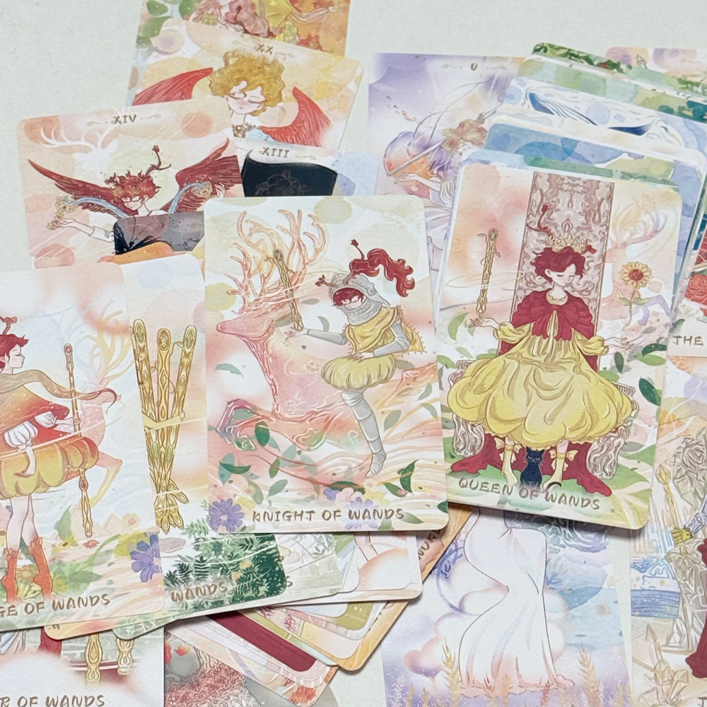 Serenity ไพ่ทาโรต์เวอร์ชันภาษาอังกฤษ ปฏิวัติโรแมนติกเริ่มต้นการ์ดเกมกระดาน