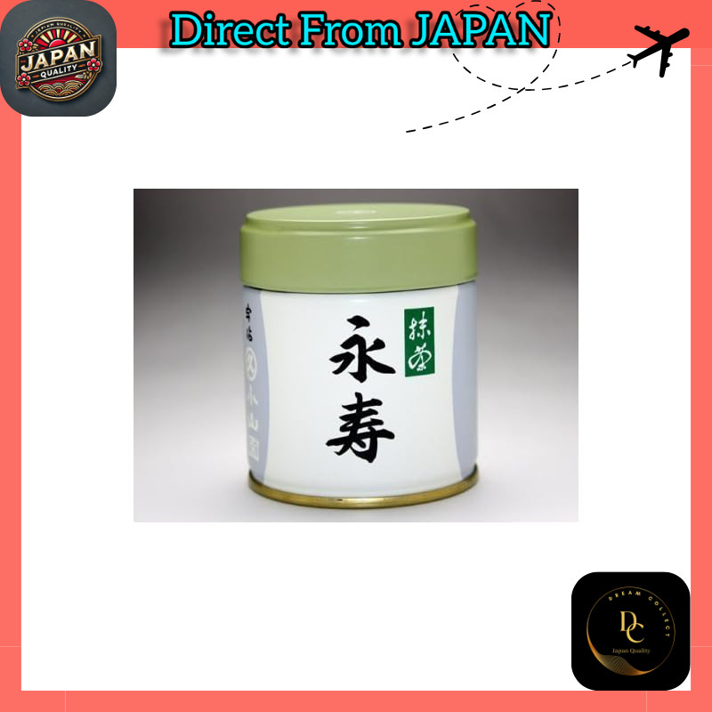 Uji Marukyu-koyamaen Matcha [Eiju] 40 grams, in pull-top can. Perfect for usucha (thin tea) and koic