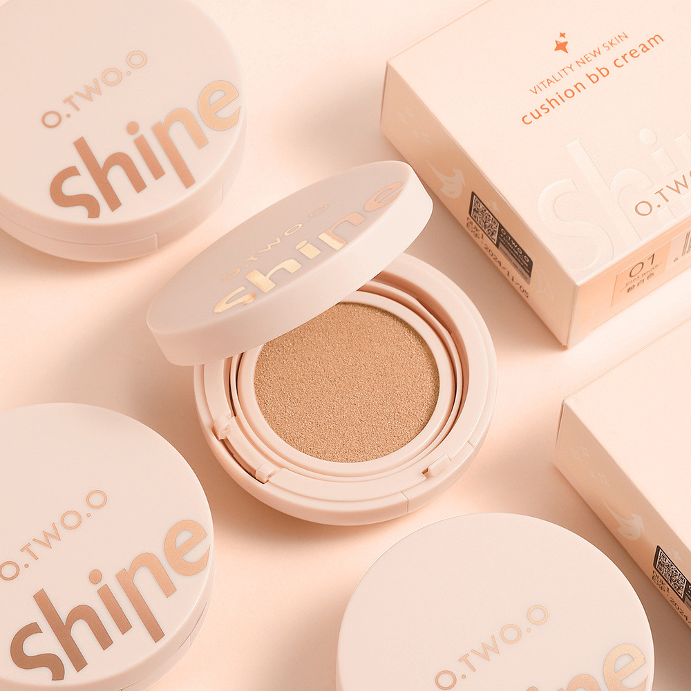 O.TWO.O Air Cushion BB Cream SE003 คอนซีลเลอร์ Water Feel Soft Retouch Skin Tone Foundation Air Cush