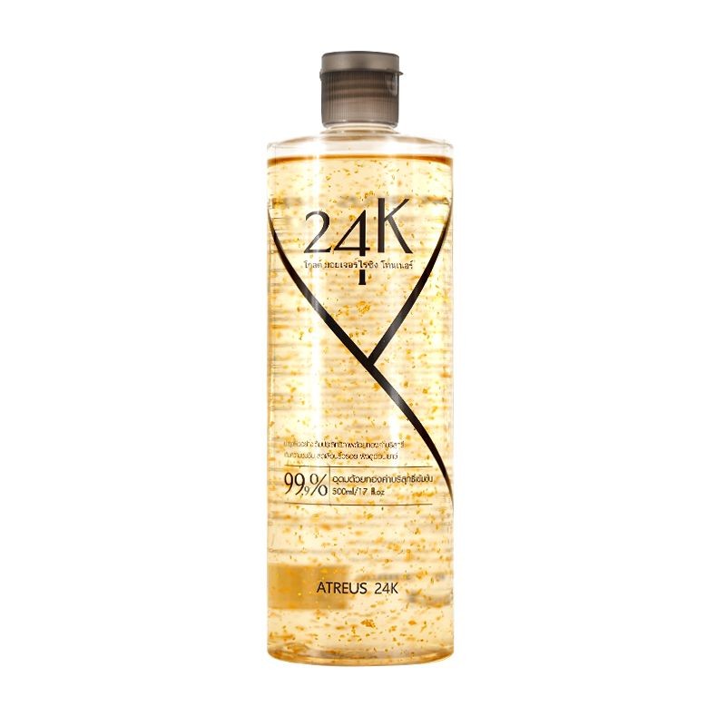 New Product#Thailand ATREUS Gold Leaf Gold24k Toner moisturizing hydrating firming pore minimizing50