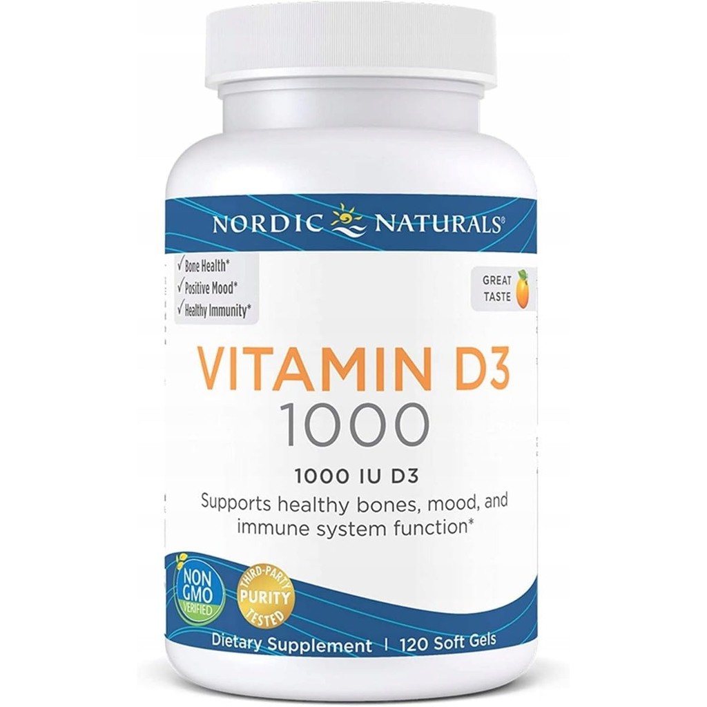 Nordic Naturals Pro วิตามิน D3 1000 Iu วิตามิน D3 Cholecalciferol