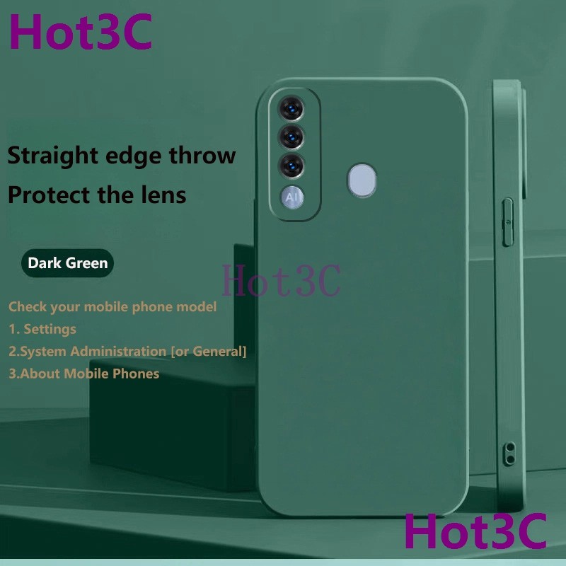 เคส For Infinix Tecno Spark 7 Pro tpu YTCS ซิลิโคนเคสโทรศัพท์สีทึบเรียบง่าย ราคา ถูกที่สุด ดีลบีเคเค แกลเลอรีภาพที่ 3