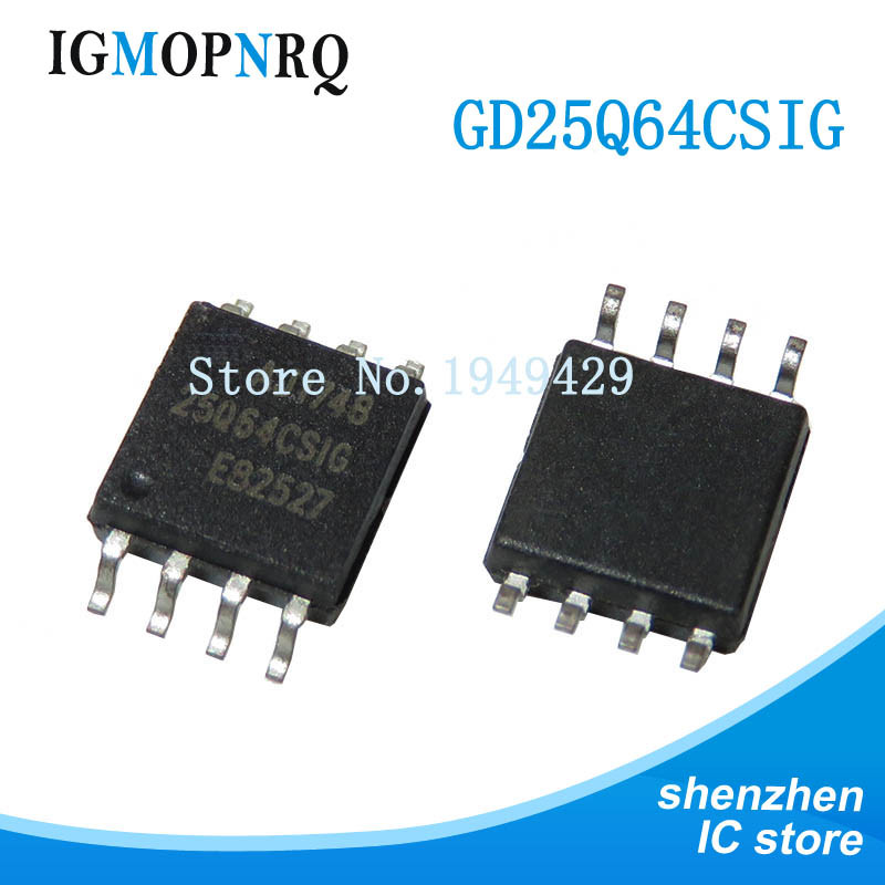 5PCS GD25Q64CSIG GD25Q64CSSIG 25Q64CSIG 25Q64CSSIG 25Q64 SOP8 SMD ใหม่