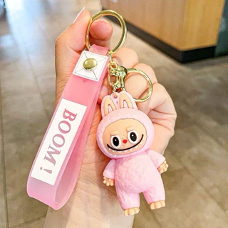 พวงกุญแจ จี้ตุ๊กตาการ์ตูน ป้องกันการสูญหาย แบบสร้างสรรค์ มี4สี สินค้าพร้อมส่งในไทย