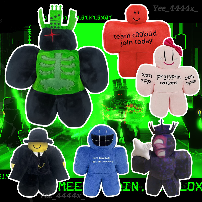 Forsaken 1x1x1x1 Plushies ตัวละครเกม mafioso bluudude และ C00LKIDD ตุ๊กตา Roblox ของขวัญที่ยอดเยี่ยม