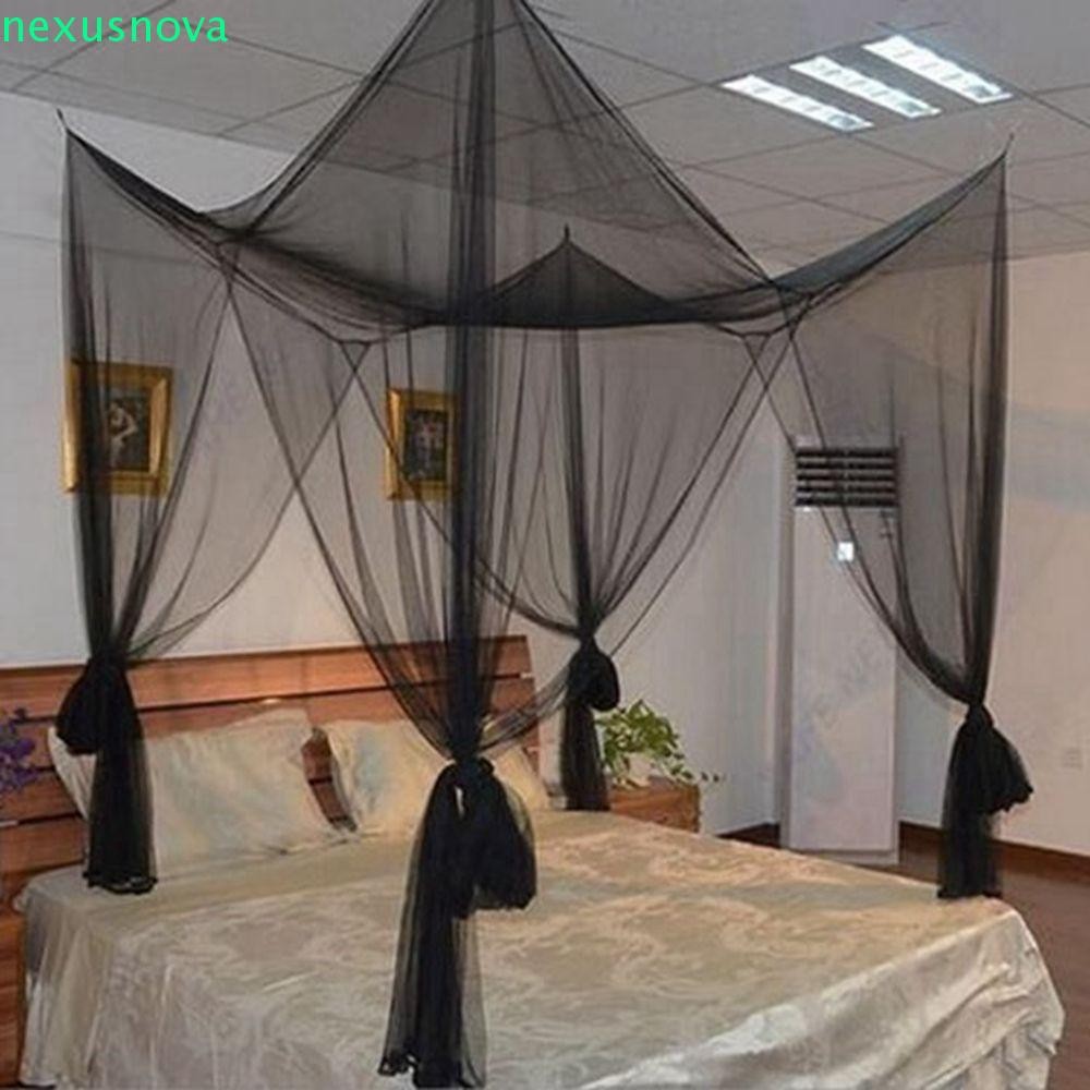 NEXUSNOVA Bed Canopy Simple Elegant Netting King Size Canopy Home Decor