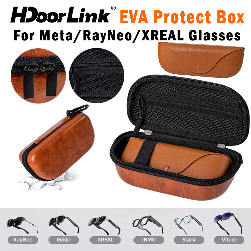 กระเป๋าเก็บแว่นตา XREAL Air 2 / Air / XREAL One Pro, Meta, Rokid, INMO, และ STARV RayNeo AR
