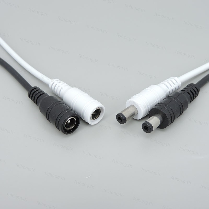 DC ชายหญิงปลั๊กสายไฟแจ็ค pigtail สาย 22awg Connector TH11L3