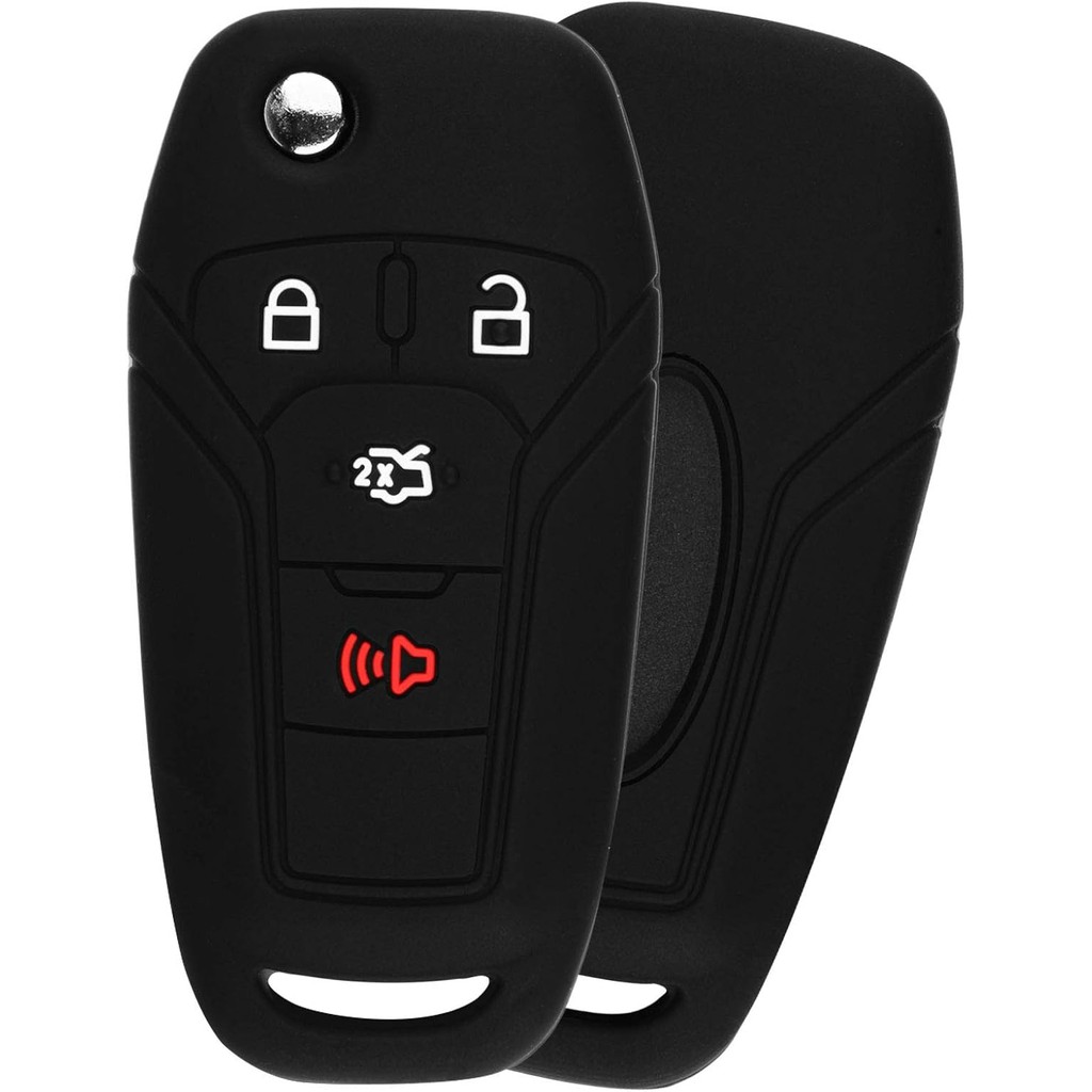 KeyGuardz Keyless Entry Remote Car Flip Key FOBด้านนอกฝาครอบยางนุ่มสําหรับFord Fusion N5F-A08TAA