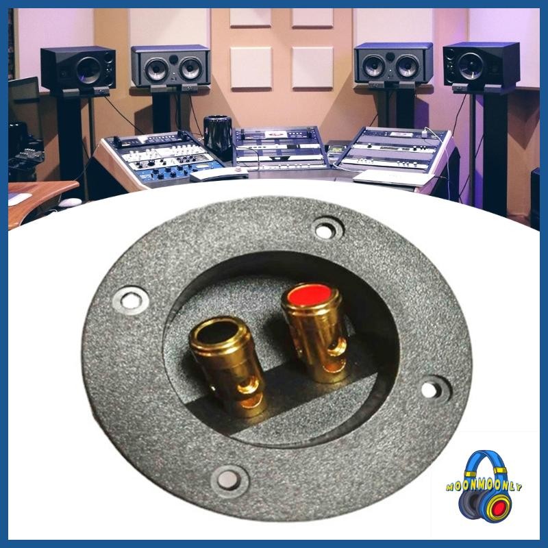 MOON 2 Way กล่องลําโพงลําโพง Binding Post Cup สําหรับการติดตั้งซับวูฟเฟอร์