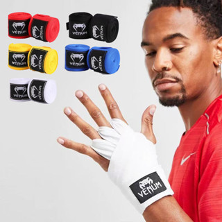 พร้อมส่ง ผ้าพันมือนักมวย  อุปกรณ์มวยไทย สำหรับพันมือ ความยาว…