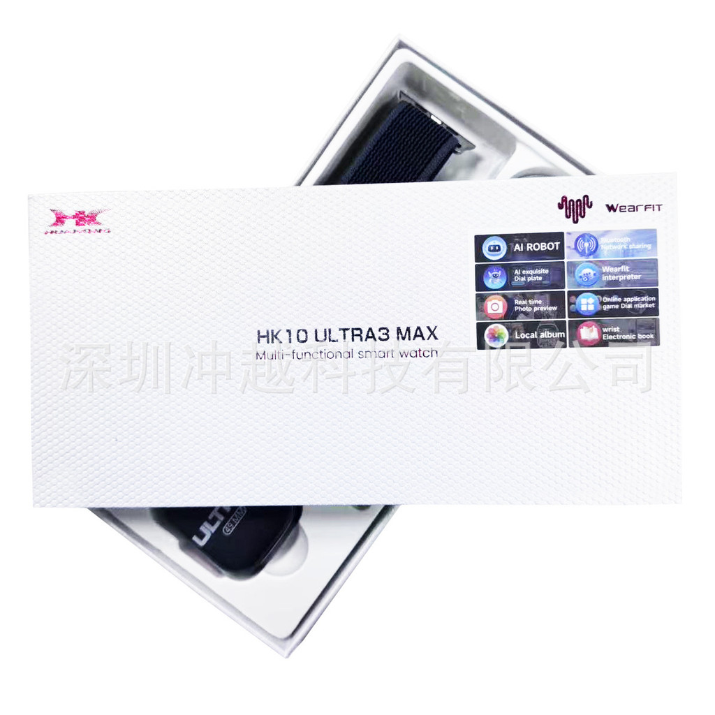 ขายดี HK10 Ultra3 Max Smart Watch 2.01 นิ้วบลูทูธโทร+หน่วยความจํา 4G ท้องถิ่น