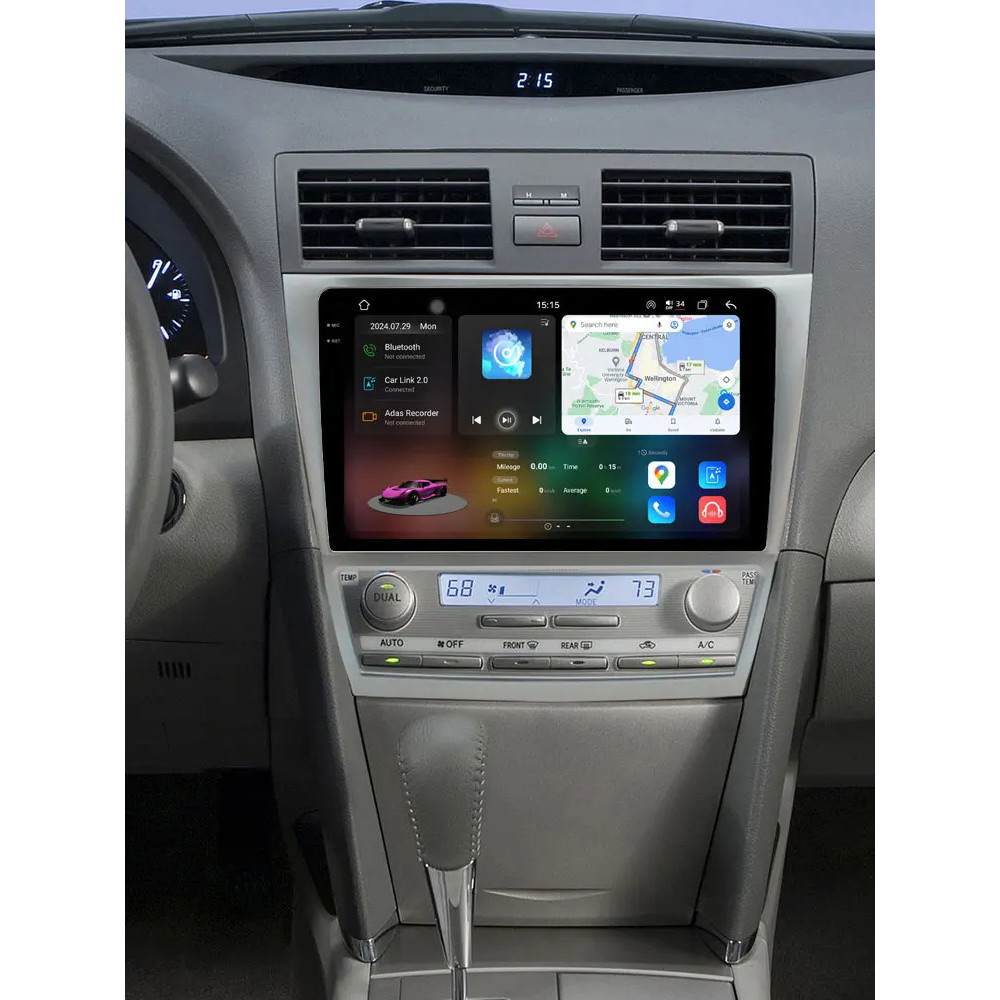 Fyt7870 Qled 2k หน้าจอ Android รถมัลติมีเดีย Gps ระบบนําทาง Head Unit วิทยุ Carplay สําหรับ Toyota C