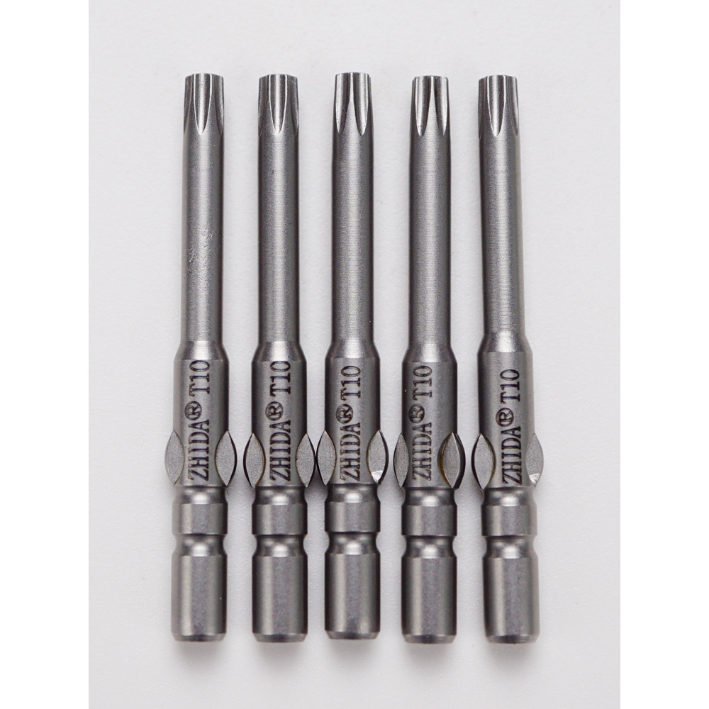 เส้นผ่านศูนย์กลาง 4 มม. Precision ไขควงไฟฟ้า Bit TORX TORX T2, T3, T4, T5, T6, T8, T10, T15 สว่านไฟฟ