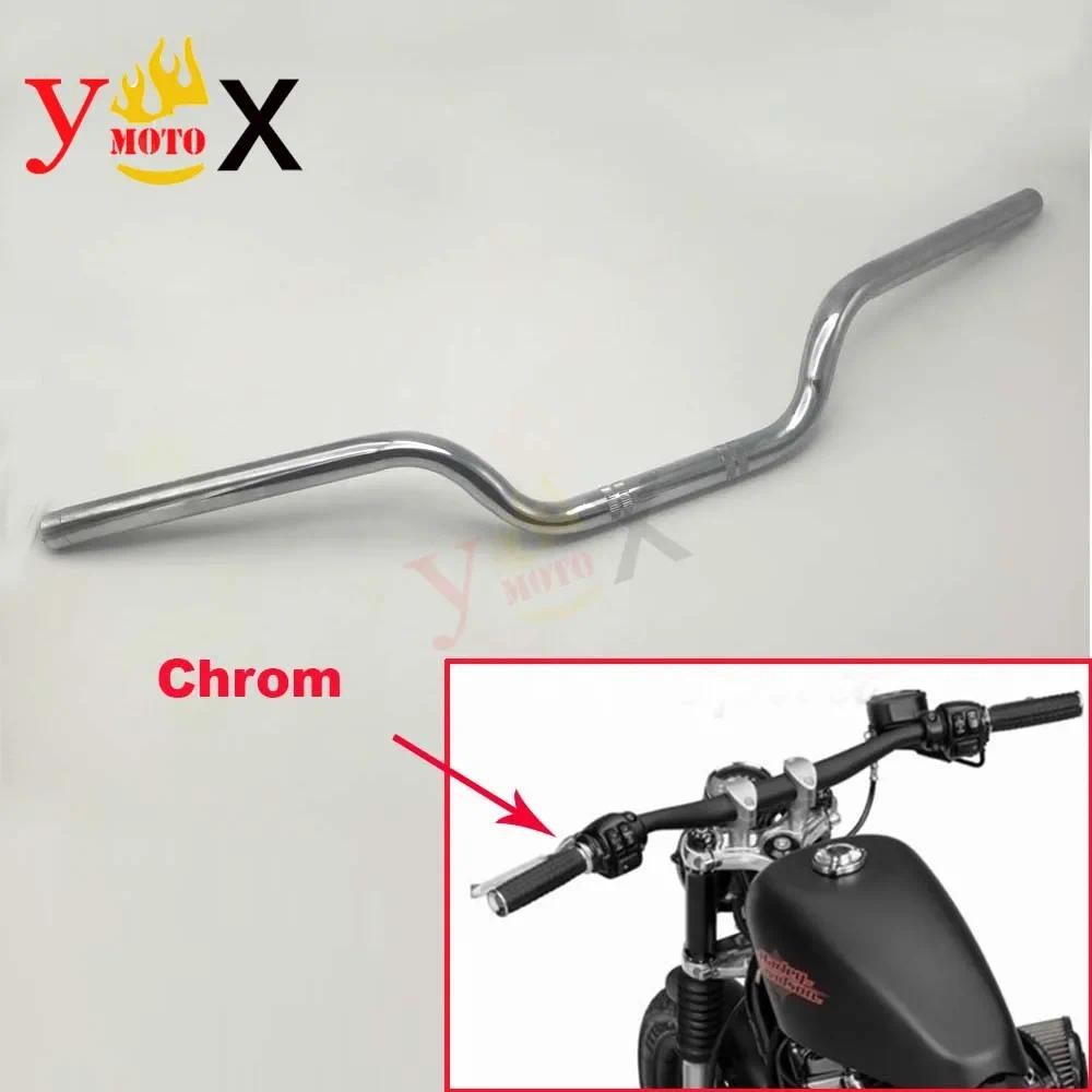 22MM 7/8 "รถจักรยานยนต์Chrome EuroลากHandlebar Handle BarสําหรับYamaha XS400 XS500 XS650 XS750 XS850