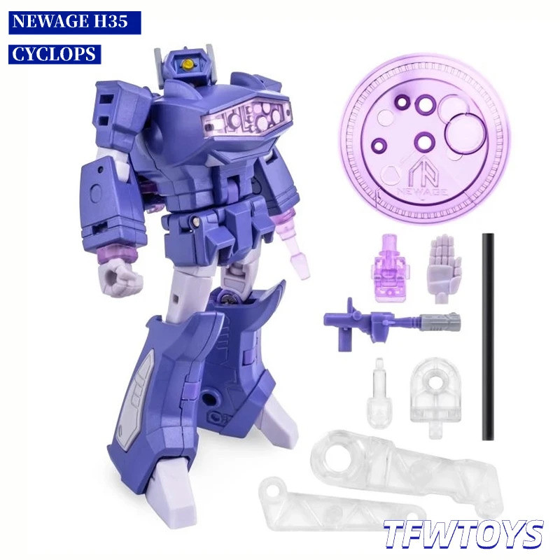 IN STOCK NEWAGE NA Transformation H35 Cyclops Shockwave รุ่นหุ่นยนต์ Action Figure ของเล่นพร้อมกล่อง