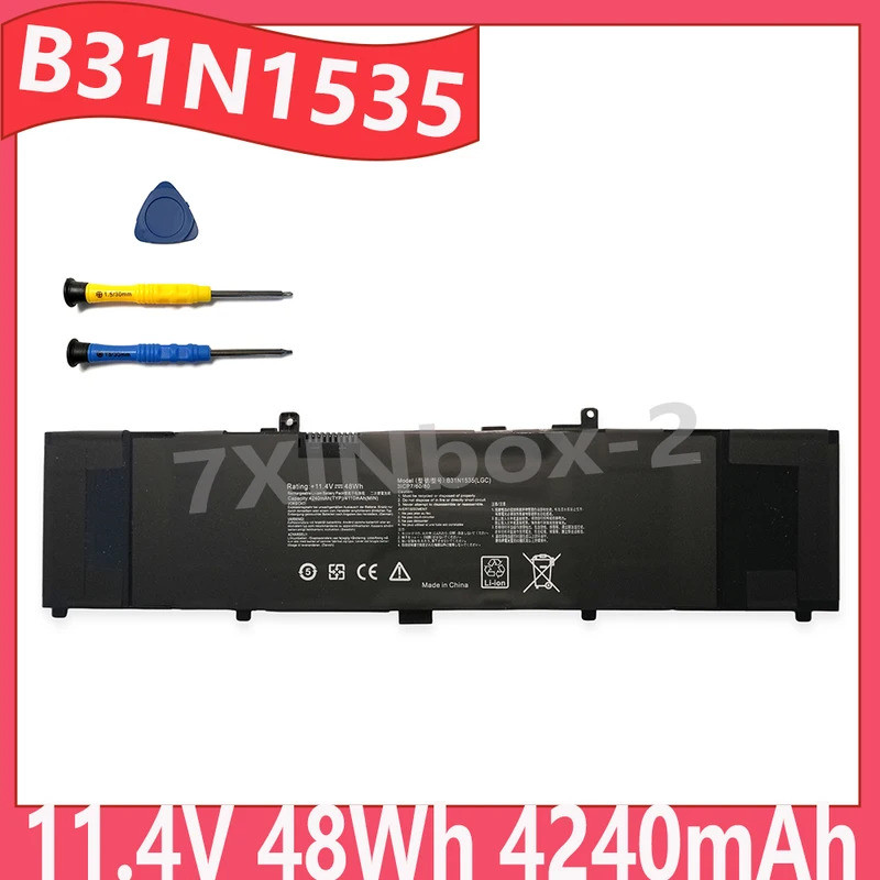 B31N1535 11.4V 48Wh 4240mAh OEM แบตเตอรี่แล็ปท็อปสําหรับ ASUS ZenBook UX310UA UX310UQ UX410 UX410U U