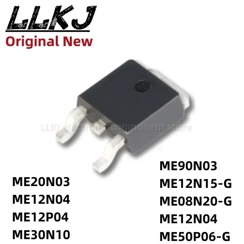 5pcs ME20N03 ME12N04 ME12P04 ME30N10 ME90N03 ME12N15-G ME08N20-G ME12N04 ME50P06-G TO252 Field Effec