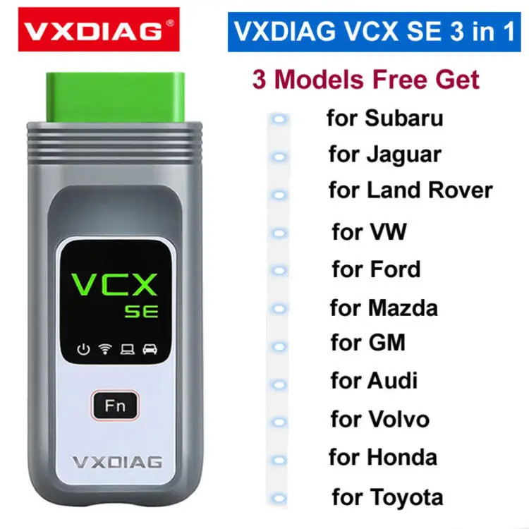 ความปฏิบัติที่ยอดเยี่ยม VXDIAG VCX SE Pro 3-in-1 เครื่องสแกนเนอร์สําหรับ GM สําหรับ Ford Mazda VW Au