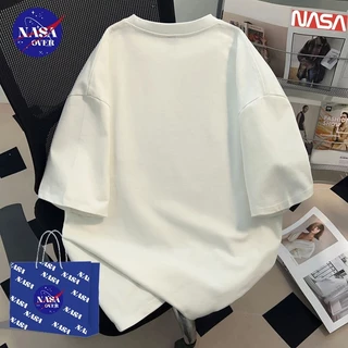 【จัดส่งจากกรุงเทพฯ】🔥NASA เสื้อยืดแขนสั้นสีขาว oversize แนวการ์ตูนขี้เล่น🎨 ลายการ์ตูนรวม เสื้อแฟชั่น ยูนิเซ็กส์ YG4539