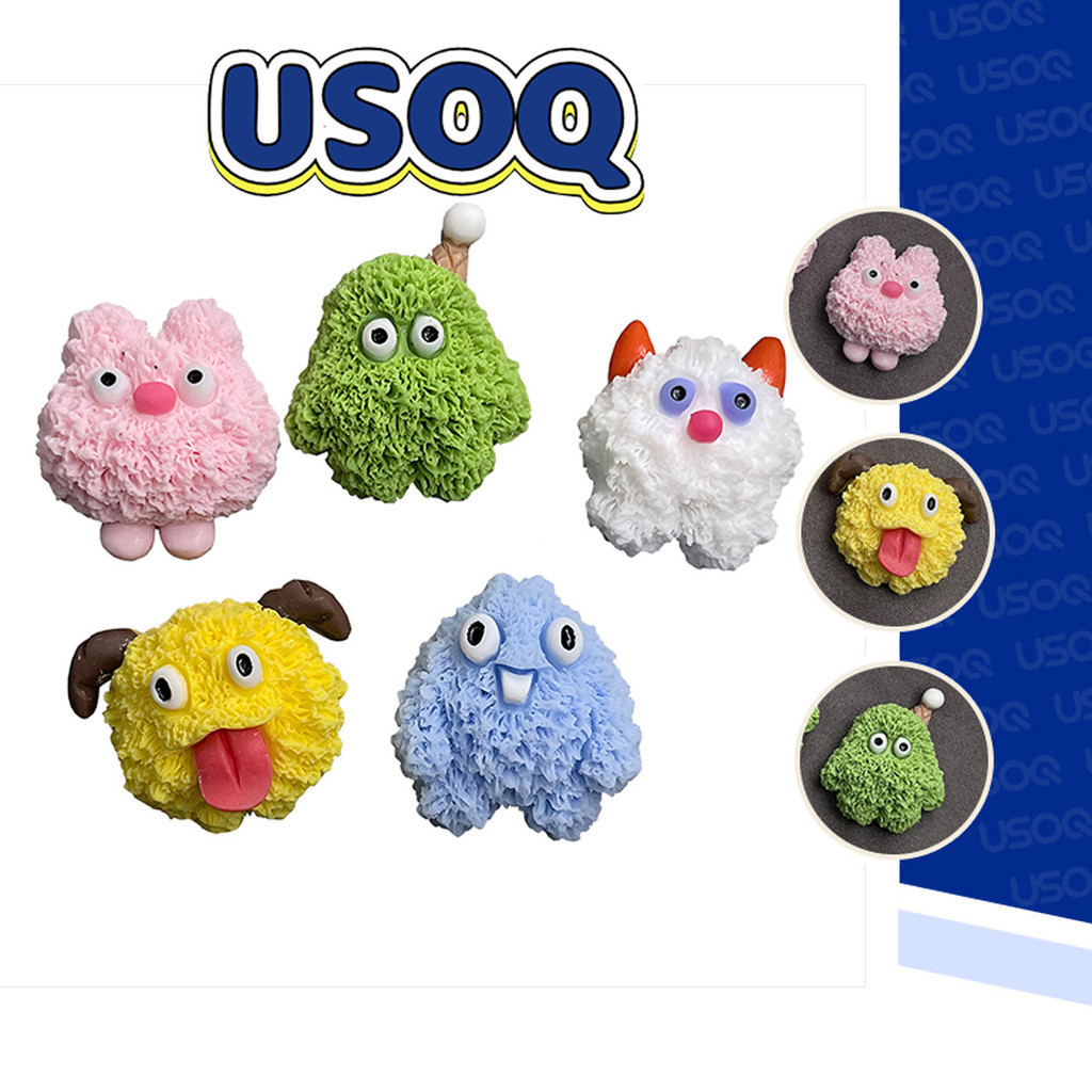USOQ การ์ตูนมอนสเตอร์ถ้ํารองเท้าหัวเข็มขัด DIY อุปกรณ์เสริมปุ่ม Charm