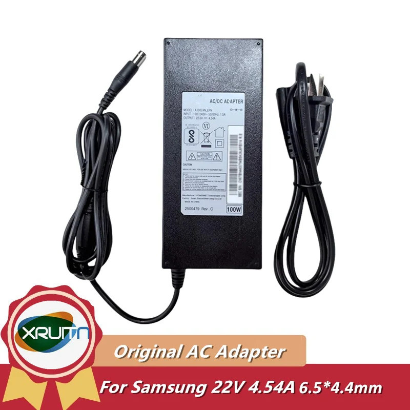 A10024_EPN 22V 4.54A 100W AC Adapter Charger สําหรับ SAMSUNG LS34E790 S34E790C C27G75TQSC Monitor แห