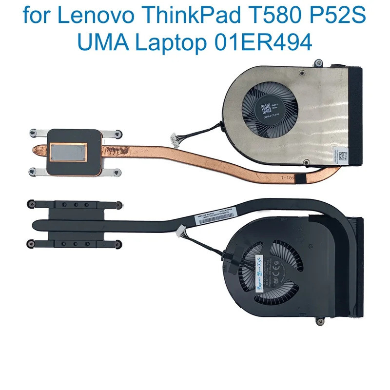 * พัดลม CPU ฮีทซิงค์สําหรับ Lenovo Thinkpad T580 20L9 20LA UMA แล็ปท็อปโน้ตบุ๊ค PC พัดลมระบายความร้อ